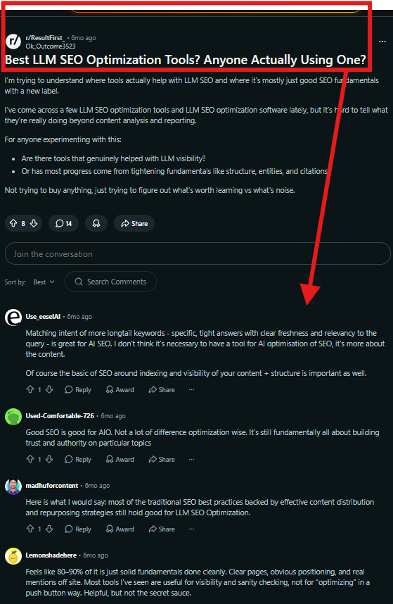 Many busniess owner talking about Best LLM SEO Optimization Tools? Anyone Actually Using One?