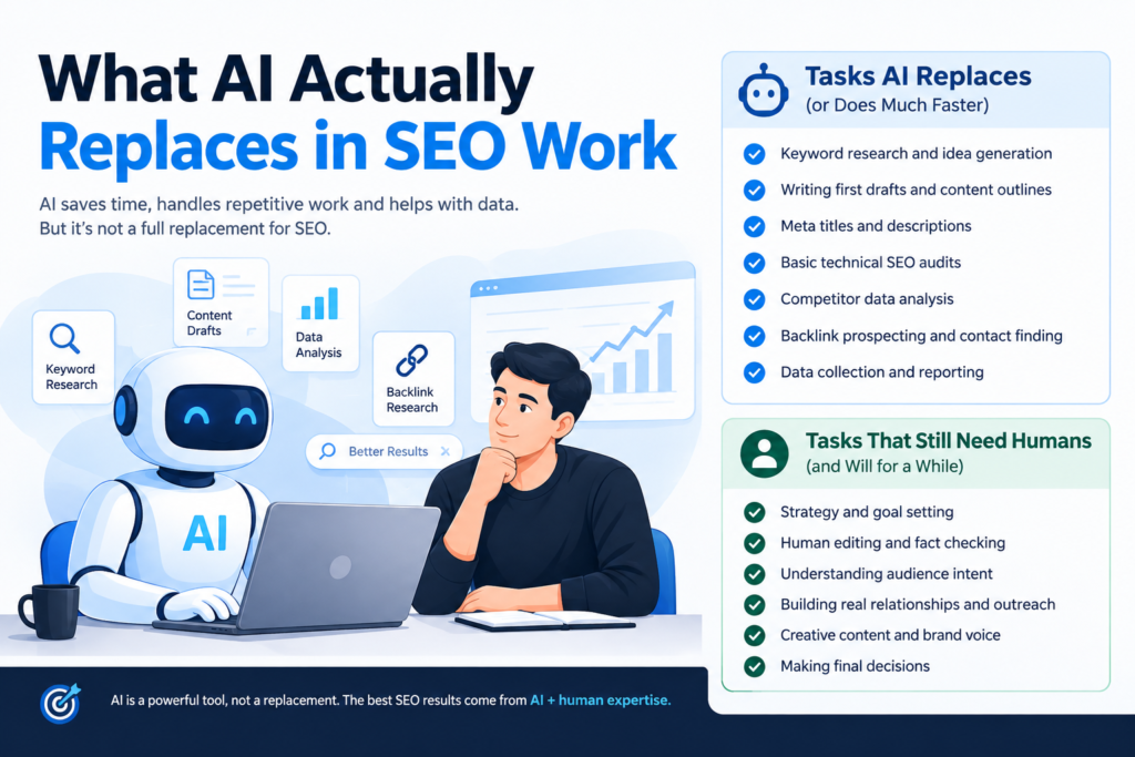What AI Actually Replaces in SEO Work